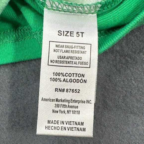 Teenage Mutant Ninja Turtles Boys Sz 5T Tee Shirt Graphic Green Cosplay Costume - Picture 4 of 12